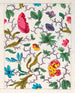 Floral motif painting for textile print V - Anonymous — artwork view