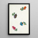 Reproduction of the painting Floral motif for printed textile Pl XI - Anonymous