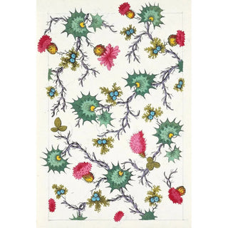 Floral motif painting for printed textile Pl XV - Anonymous — artwork view