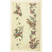 Reproduction of the painting Floral pattern for printed textile Pl XXXI - Anonymous