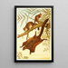 Flying Squirrel Painting - Anonymous — framed artwork on a wall