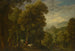 Forest landscape with carriage - Anonymous — artwork view