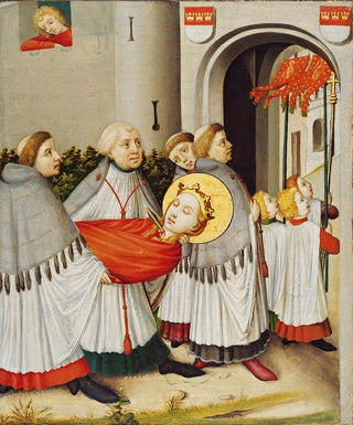 Funeral Procession Painting of Saint Ursula - Anonymous — artwork view
