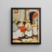 Funeral Procession Painting of Saint Ursula - Anonymous — framed artwork on a wall