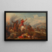 Combat avec les Turcs - Anonyme — framed artwork on a wall