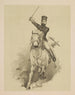 General Yamazawa, commander of the Fourth Division, on his horse - Anonymous — artwork view
