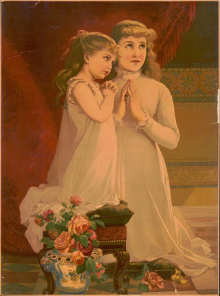 Girls in prayer - Anonymous — artwork view