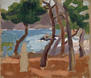 Bosquet au bord de la mer - Anonyme — artwork view