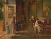 Lesson of the harpsichord for young girl - Anonymous — artwork view