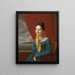 Harriet Bradford Tiffany Stewart - Anonymous — framed artwork on a wall