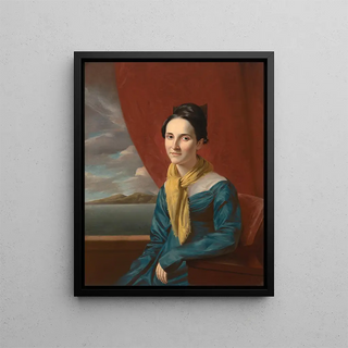 Harriet Bradford Tiffany Stewart - Anonymous — framed artwork on a wall