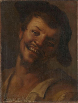 Head of a laughing man - Anonymous — artwork view