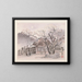 Famous landscapes of the Heian period Pl02 - Anonymous — framed artwork on a wall
