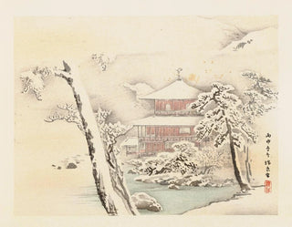 The famous sites of the Heian period Pl10 - Anonymous — artwork view