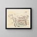 The famous sites of the Heian period Pl10 - Anonymous — framed artwork on a wall