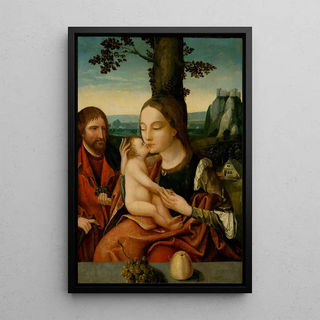 Reproduction of the painting Holy Family - Anonymous