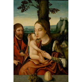 Reproduction of the painting Holy Family - Anonymous