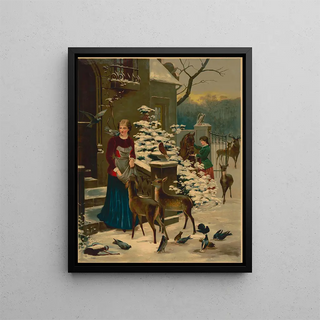 The house and its treasure - Anonymous — framed artwork on a wall
