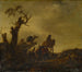Horses and Donkeys in a Hollow Path - Anonymous — artwork view