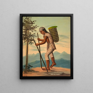 Indio Saparo - Anonymous — framed artwork on a wall