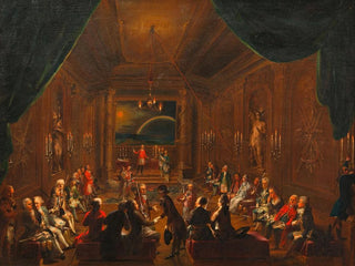 Interior of a Viennese Masonic lodge - Anonymous — artwork view