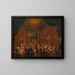 Interior of a Viennese Masonic lodge - Anonymous — framed artwork on a wall