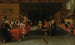 Interior of a tavern or brothel with people drinking and playing trictrac - Anonymous — artwork view
