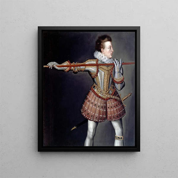 Isaac Henry Oliver, Prince of Wales - Anonymous — framed artwork on a wall