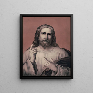 Jesus Christ - Anonymous — framed artwork on a wall