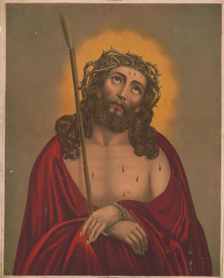 Jesus Christ with a crown of thorns - Anonymous — artwork view