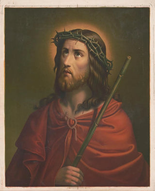 Jesus with a crown of thorns - Anonymous — artwork view