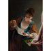 Young woman reading a letter after Raoux - Anonymous — artwork view