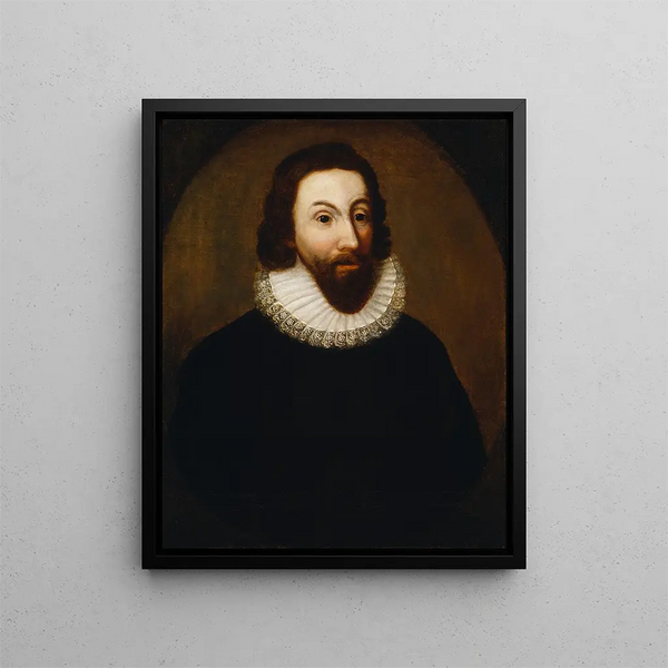 John Winthrop Painting - Anonymous — framed artwork on a wall