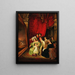 King Louis I of Bavaria and his family examining the painting Entry of King Otto of Greece into Nauplia by Peter von Hess 1835 - Anonymous — framed artwork on a wall