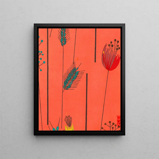 Corn Gold Painting - Anonymous — framed artwork on a wall