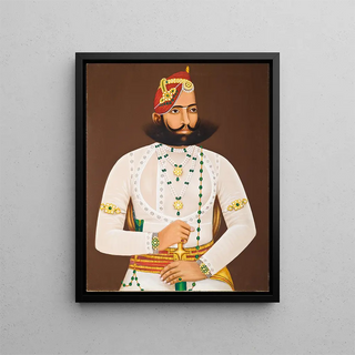 Kunwar Sabal Singh of Badnor 1848-1881 - Anonymous — framed artwork on a wall