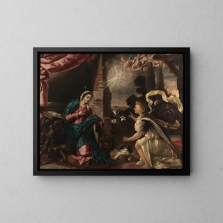 L'Annunciation - Anonymous — framed artwork on a wall