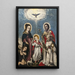 The Holy Family - Anonymous — framed artwork on a wall