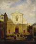 La façade de l'église des Blancs-Manteaux 1865 - Anonymous — artwork view