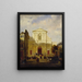 La façade de l'église des Blancs-Manteaux 1865 - Anonymous — framed artwork on a wall