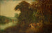 Landscape with Hunting and Diana - Anonymous — artwork view