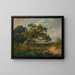 Landscape Study - Anonymous — framed artwork on a wall