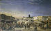 L'Attaque du Louvre le 29 juillet 1830 vue du Pont-Neuf - Anonyme — artwork view