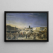 L'Attaque du Louvre le 29 juillet 1830 vue du Pont-Neuf - Anonyme — framed artwork on a wall