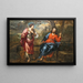 The Christ and the Samaritan Woman - Anonymous — framed artwork on a wall