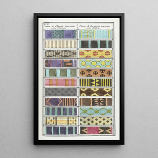 Le Mois Journal historique littéraire et critique avec figures Tome 3 No 8 An 8 1799-1800 Peaux de Chamois - Anonyme — framed artwork on a wall