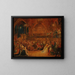The dance of the burning men - Anonymous — framed artwork on a wall