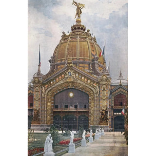 The central dome of the Champ de Mars palace - Anonymous — artwork view