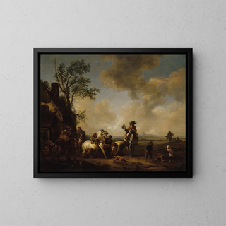 The Farrier - Anonymous — framed artwork on a wall
