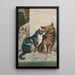 Soyons amis - Anonyme — framed artwork on a wall